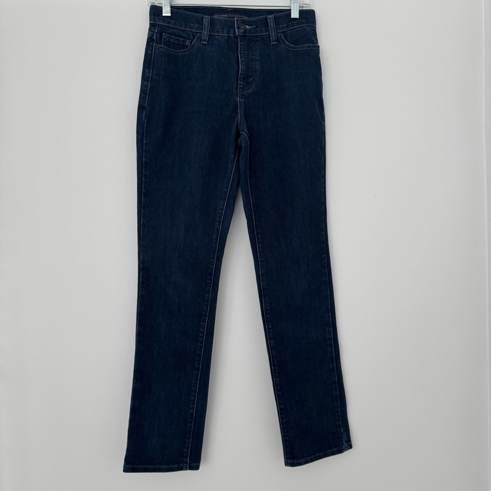 Levi's 512 Perfectly Slimming Dark Wash Skinny Jeans Women’s Size 6